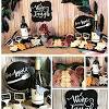 Set a pretty table with wine inspired salt & pepper shakers, placemats, pasta bowls and platters; 3