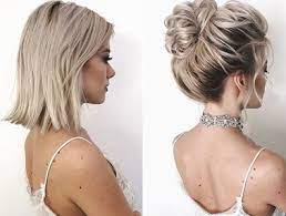 40 Wedding Hairstyles For Short Hair Hair Styles Short Hair Updo Medium Length Hair Styles