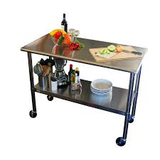 Recommended product from this supplier. 2ft X 4ft Stainless Steel Top Kitchen Prep Table With Locking Casters Wheels Walmart Com Walmart Com