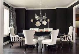 Richardson also piled on pillows in fanciful patterns, including a blue paisley. How To Use Black To Create A Stunning Refined Dining Room