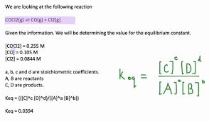 Equilibrium, in physics, the condition of a system when neither its state of motion nor its internal energy state tends to change with time. Solved For Each Equilibrium Constant Indicate If