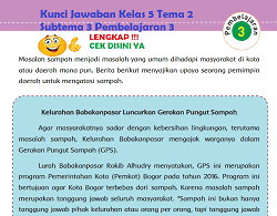 Maybe you would like to learn more about one of these? Lengkap Kunci Jawaban Kelas 5 Tema 2 Subtema 3 Pembelajaran 3 Simple News Kunci Jawaban Lengkap Terbaru