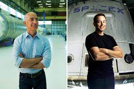 The billionaire founder of amazon has announced he will despite the incredible engineering achievement of the new shepard, many onlookers are more concerned with the shape of the rocket. Jeff Bezos V Elon Musk The Rivalry Fuelling The Modern Space Race The Sunday Times Magazine The Sunday Times