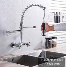 Translation dictionary english dictionary french english english french spanish english english spanish: Wall Mount Spring Basin Kitchen Faucet Pull Down Hot Cold Water Kitchen Sink Mixer Tap Dual Handle Two Swivel Spout Basin Tap Basin Faucets Aliexpress