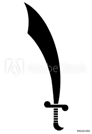 Machete) yra amerikos spaudai 2010 veiksmo filmas, režisierius robertas rodriguezas, vaidina danny trejo, robert de niro, jessica alba, michelle rodriguez. Fototapeta Na Sciane Grafika Wektorowa Miecz Arabski Sejmitar Wally24 Pl