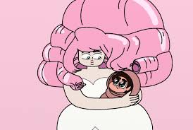 Pin tweet shop the meme. Rose Quartz With Baby Steven By Wlood776 Steven Universe Know Your Meme