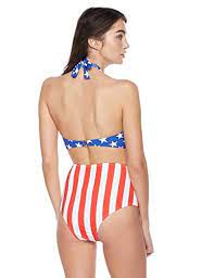 Bloom Muse Women S High Waisted Swimsuit Two Piece Bathing Suit American Bikini Set Halter Swimwear Womens High Waisted Swimsuit Swimsuits High Waisted Bikinis