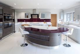 White kitchen island raised breakfast bar. Design Focus Kitchen Islands Stoneham Kitchens