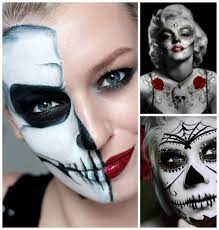 Voici le matériel nécessaire : Tete De Mort Comme Maquillage Halloween