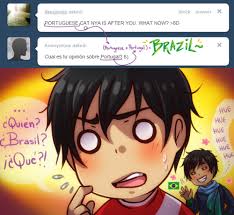 Brasil é uma garota que está começando seu segundo ano de ensino médio na escola country. Brazil X Peru