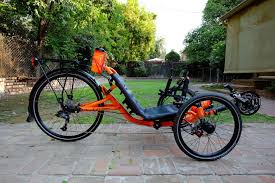 Dreirad Fahrrad Auf Drei Radern Unterwegs