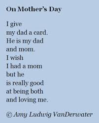 The Poem Farm On Mother S Day For A Dad Poetry For Kids Poetry Ideas Poems