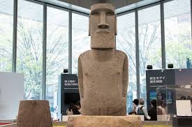 The purpose of these statues is a mystery. Easter Island Moai Brings Hope To Japan S Northeast Wsj