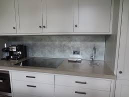 patina zinc splashback kitchen layout