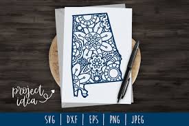 Download Alabama State Mandala Zentangle Graphic By Savoringsurprises Creative Fabrica Wedding Vector Art Mandala Zentangle PSD Mockup Templates