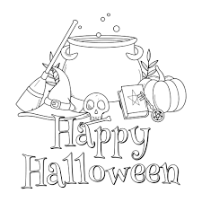 Get free printables in your inbox! 10 Best Happy Halloween Printable Coloring Pages Printablee Com