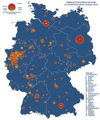 Luftbilder des bundesamtes für kartographie und geodäsie. File Karte Deutschland Stadte Uber 50000 Einwohner Png Wikipedia