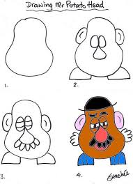 Lesson 01 Drawing Mr Potato Head Art Lessons Easy Drawings Drawings