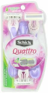 Top picks related reviews newsletter. Schick Quattro 4 Blade Disposable Razor For Women 3 Ct For Sale Online Ebay