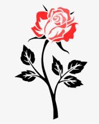 Download stencil rose stock vectors. Rose Outline Png Images Free Transparent Rose Outline Download Kindpng