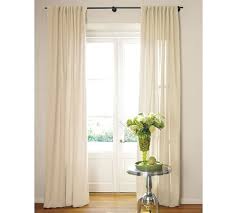 Sew some simple drop cloth curtains. Cameron Cotton Pole Pocket Curtain Custom Drapes Curtains Curtains Bedroom