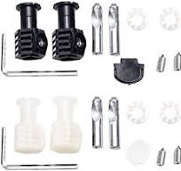 QOXEZY Coppia di bulloni di fissaggio zincati per WC da parete, kit di  fissaggio universale per sedile WC, kit hardware per il bagno : Amazon.it:  Fai ...