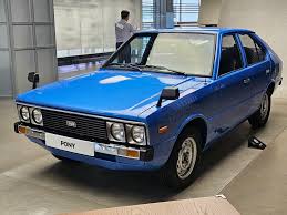 Image result for Medium Blue 1980 Hyundai