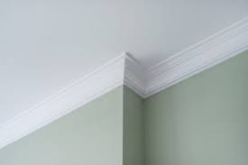 How To Remove A Painted Stomp Textured Ceiling Ceiling Texture Ceiling Trim Interior Remodel