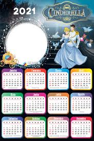 Cinderella Free Printable 2020 Calendar In 2020 Free Printable Calendar Scrapbook Printables Free Calendar
