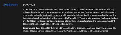 Read 22 reviews for malaysian communications and multimedia commission. Malaysia Stung By Massive Data Breach Affecting Millions