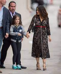 Salma hayek posted a lovely family photo to her instagram for international mens day. Salma Hayek Photostream Salma Hayek Salma Hayek Style Style