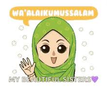 No agama ucapan salam jawaban salam 1 islam 2. Waalaikumsalam Hijab Gif Waalaikumsalam Salam Hijab Discover Share Gifs