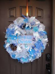 Mesh ribbon wreaths wreaths and garlands deco mesh wreaths holiday wreaths winter wreaths floral wreaths denim deco mesh wreath, navy blue, tan polka dots, burlap, jute flex tubing. Pin On Wreath
