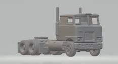 Mack f700 3D Print Model in Vehicle 3DExport