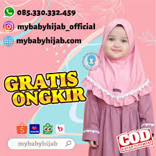 Karena masih kecil, shireen yang berhijab pun tampak sangat lucu dan menggemaskan. Pin Di Jilbab Bayi