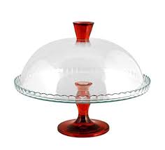 Top angebote für küche & haushalt.kostenlose lieferung möglich Alzata Con Campana Cm 32 Pasabahce Trasparente Rosso La Galleria Del Regalo Conte