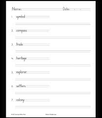 5th grade spelling worksheets, 5th grade math vocabulary words and 5th grade printable reading worksheets are some main things we will we have a dream about these 5th grade vocabulary worksheets printable photos collection can be a guidance for you, bring you more samples and of. 3rd 4th 5th Grade Handwriting Worksheets Free 3 5 Printables