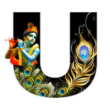 Get the best love, sad, attitude, quotes, happy smile, cute, emoji, special profile pictures, and english alphabet letters dp pic for boys . English Alphabets With Lord Krishna Image