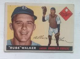 1955 TOPPS #108 RUBE WALKER--DODGERs