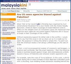 Join 10 million malaysians reading malaysiakini news, videos, and voiz for free. Malaysiakini Are Us News Agencies Biased Against Palestine Leading Malaysian Neocon