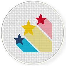 Pattern for cross stitch in pdf and css for cross stitch saga stitch count: Stars Cross Stitch Pattern Cross Stitch Patterns Cross Stitch Stars Cross Stitch Pattern