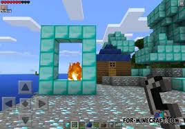 New portal mod for mcpe games for free you can go into the nether by either digging deep down or build a obsidian portal as seen in the . Diamond Portal Mod For Minecraft Pocket Edition