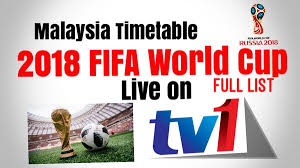It means the schedule is set, too. 2018 Fifa World Cup Match Schedule Malaysia Time Full List Miri City Sharing