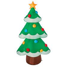 Shop for indoor christmas decorations in christmas decor. Holiday Time Yard Inflatables Christmas Tree 7 Ft Walmart Com Walmart Com