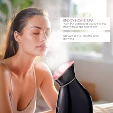 Amazon.com: Vaporizador facial nano-iónico, vapor caliente para sauna o SPA  casero, humidificador, atomizador, para hombres y mujeres, humectante,  destapa los poros, calidad de SPA : Belleza y Cuidado Personal