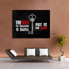 Check spelling or type a new query. The Key To Success Is Simple Put In The Work Framed Canvas Wall Art Fo