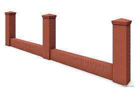 Das Vorgefertigte System Aus Zaunpfeilern Mauerpfeilern Und Grundmauern Erleichtert Das Einzaunen Des Grundstuckes Klinker Gartenmauern Hauser Klinker Mauer