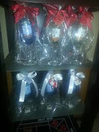 Maybe you would like to learn more about one of these? My Friend Used Wine Glasses With Mini Wine Bottles As Party Favors At Our Holiday Wine Party Would Liquor Gifts Christmas Party Favors Party Favors For Adults