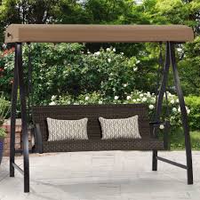 In this pit, the wood goes down in the body of the firepit, and the lid slides down inside the firepit to sit. Springdale Woven Patio Swing Costco