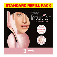 Wilkinson Sword Intuition Dermaglow Female Dermaplaning Tool Blade Refills  x3